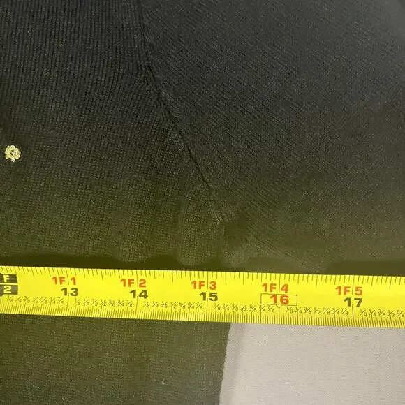 Mischief Made Sweater Womens Small Eye Embroidered Knit Pullover Boho Unique - Picture 8 of 14